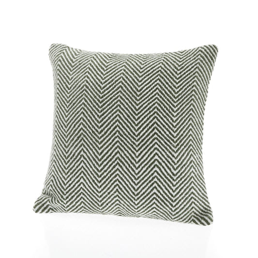 Hug Rug Woven Herringbone Rug Dark Green