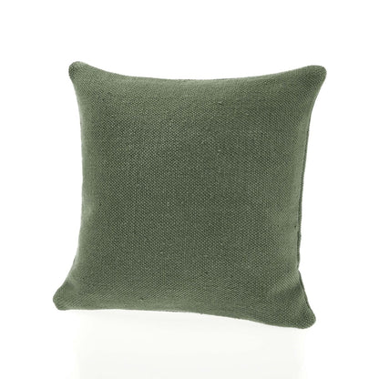 Hug Rug Woven Diamond Rug Dark Green