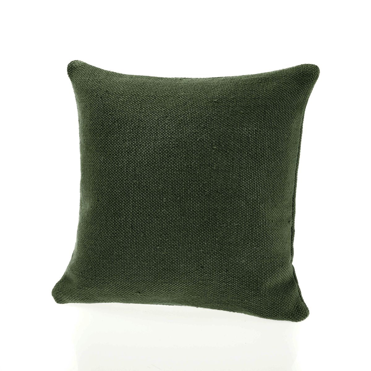 Hug Rug Woven Diamond Rug Dark Green