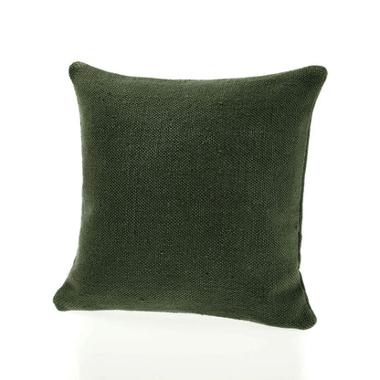 Hug Rug Woven Diamond Rug Dark Green