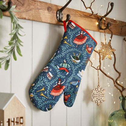 12 Days of Christmas Gauntlet Oven Glove