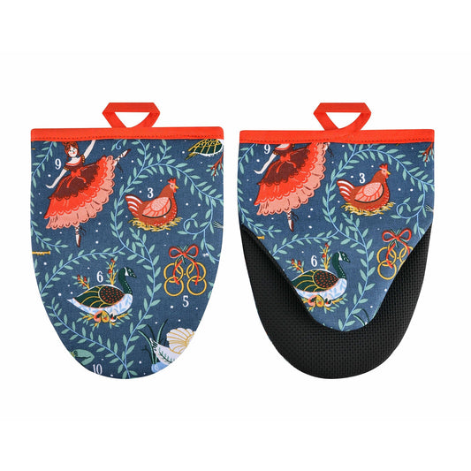 12 Days of Christmas Microwave Mitts Pair