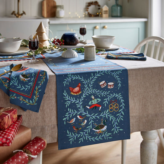 12 Days of Christmas Table Runner