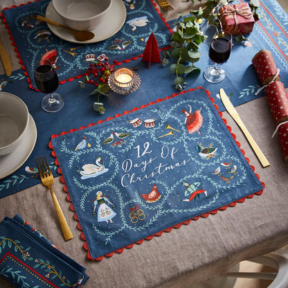 12 Days of Christmas Table Runner