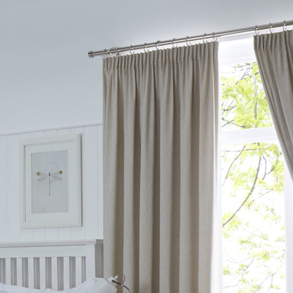 Dijon Pencil Pleat Curtains in Natural