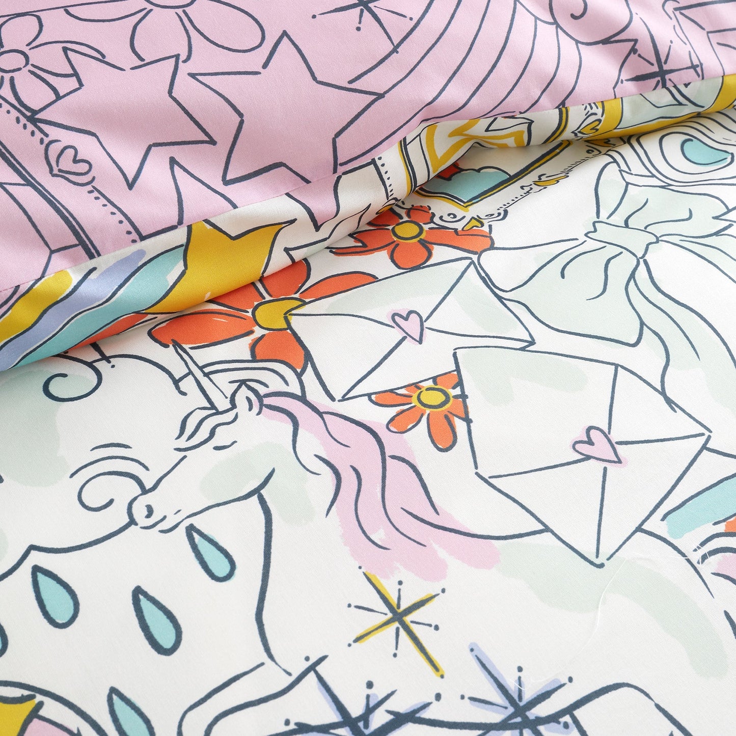Doodle Hobby Duvet Cover Set in Multi