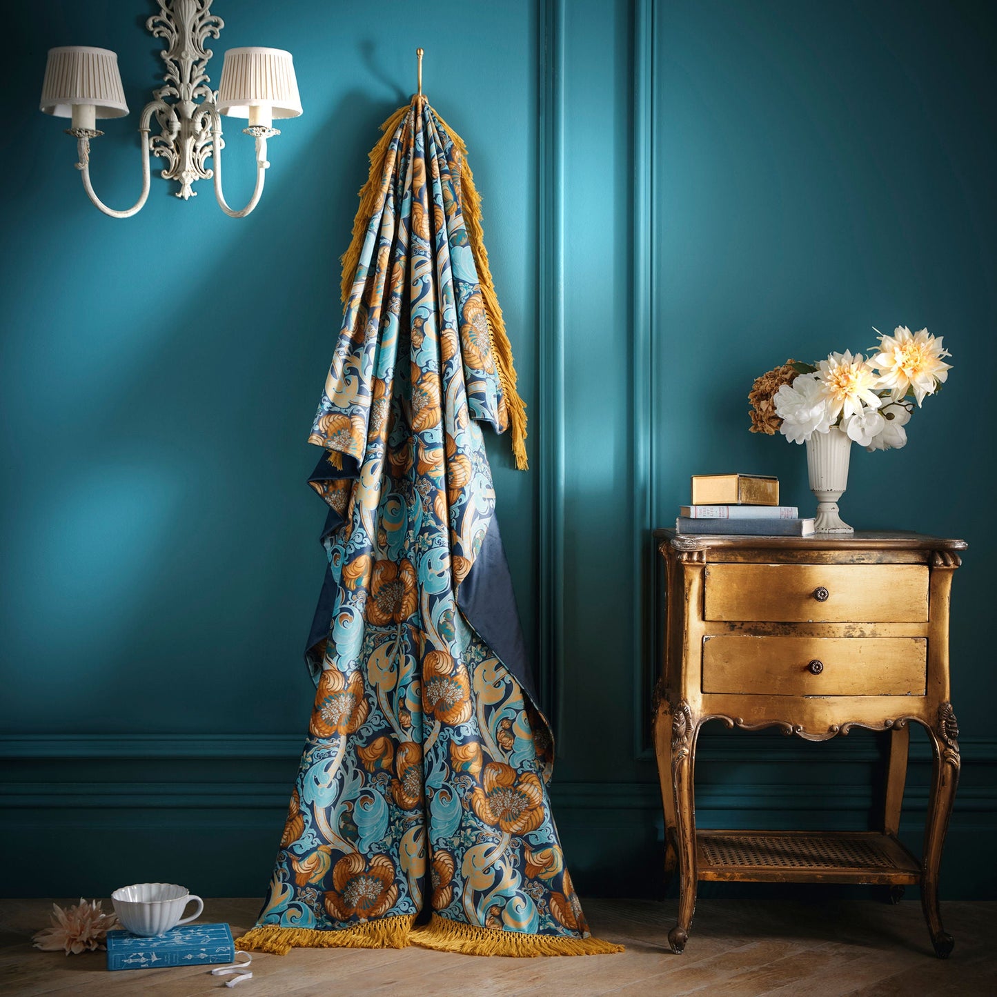 Down the Dilly Throw in Ochre