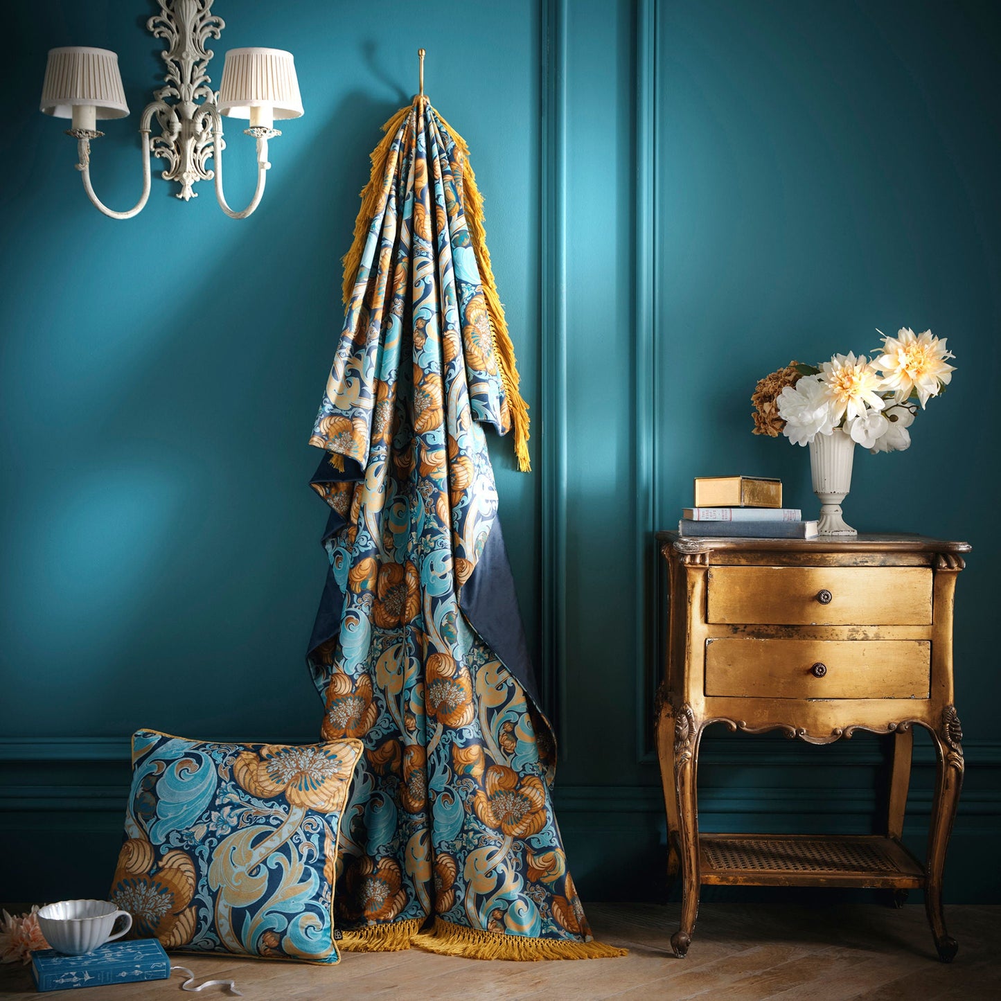 Down the Dilly Throw in Ochre