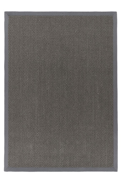 Origins Sisal Rug Dark Grey with Grey Border