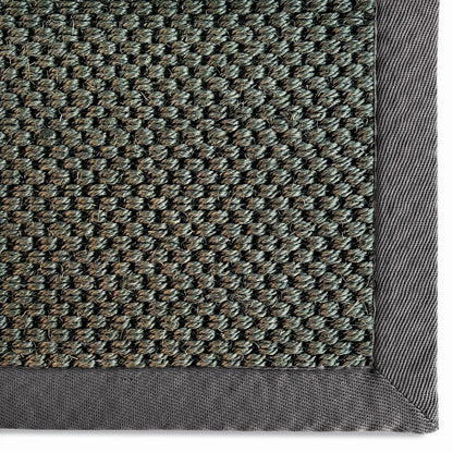 Origins Sisal Rug Dark Grey with Grey Border