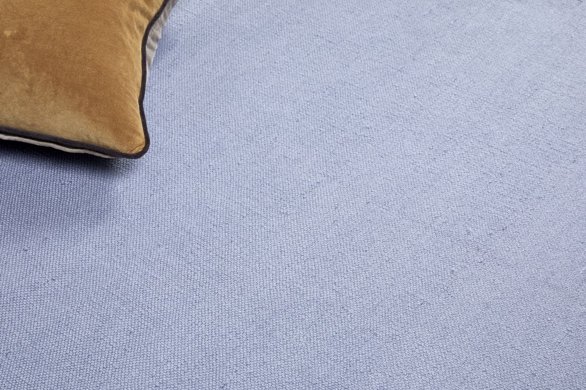 Hug Rug Woven Diamond Rug Denim Blue