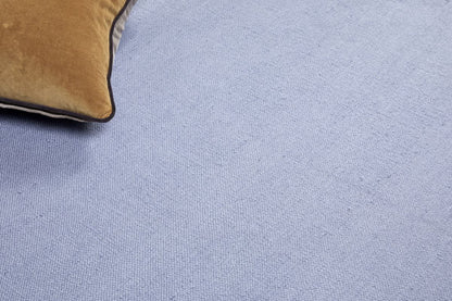 Hug Rug Woven Diamond Rug Denim Blue