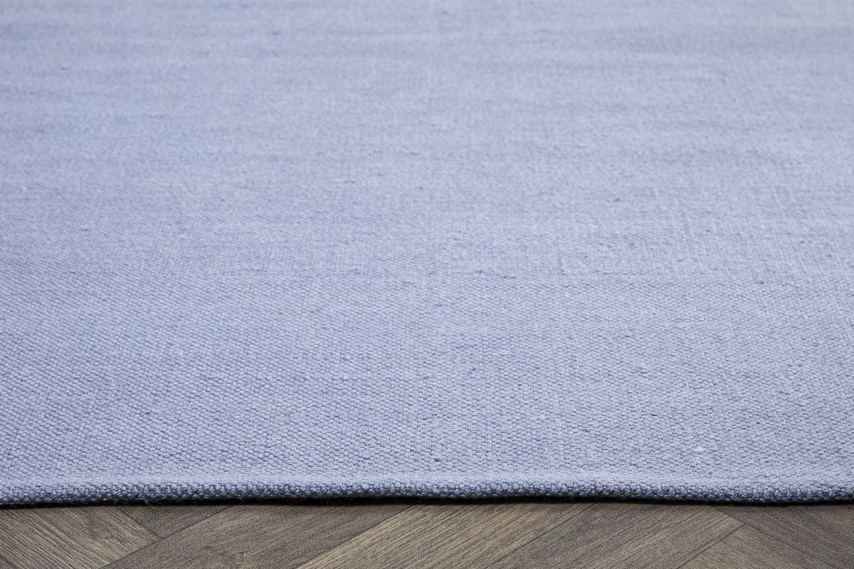 Hug Rug Woven Diamond Rug Denim Blue