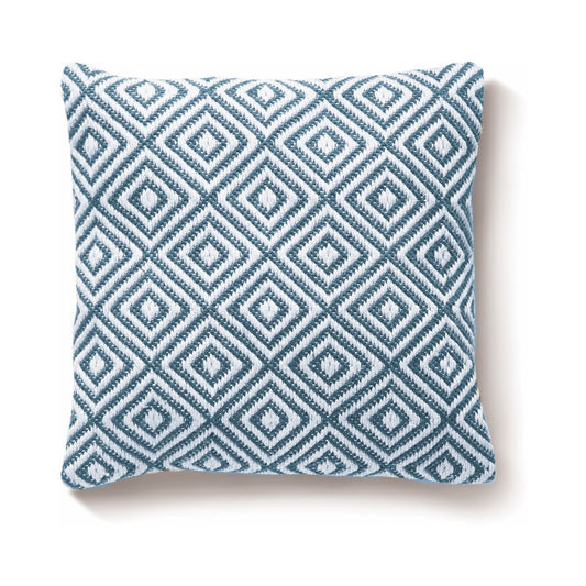 Hug Rug Woven Diamond Rug Denim Blue