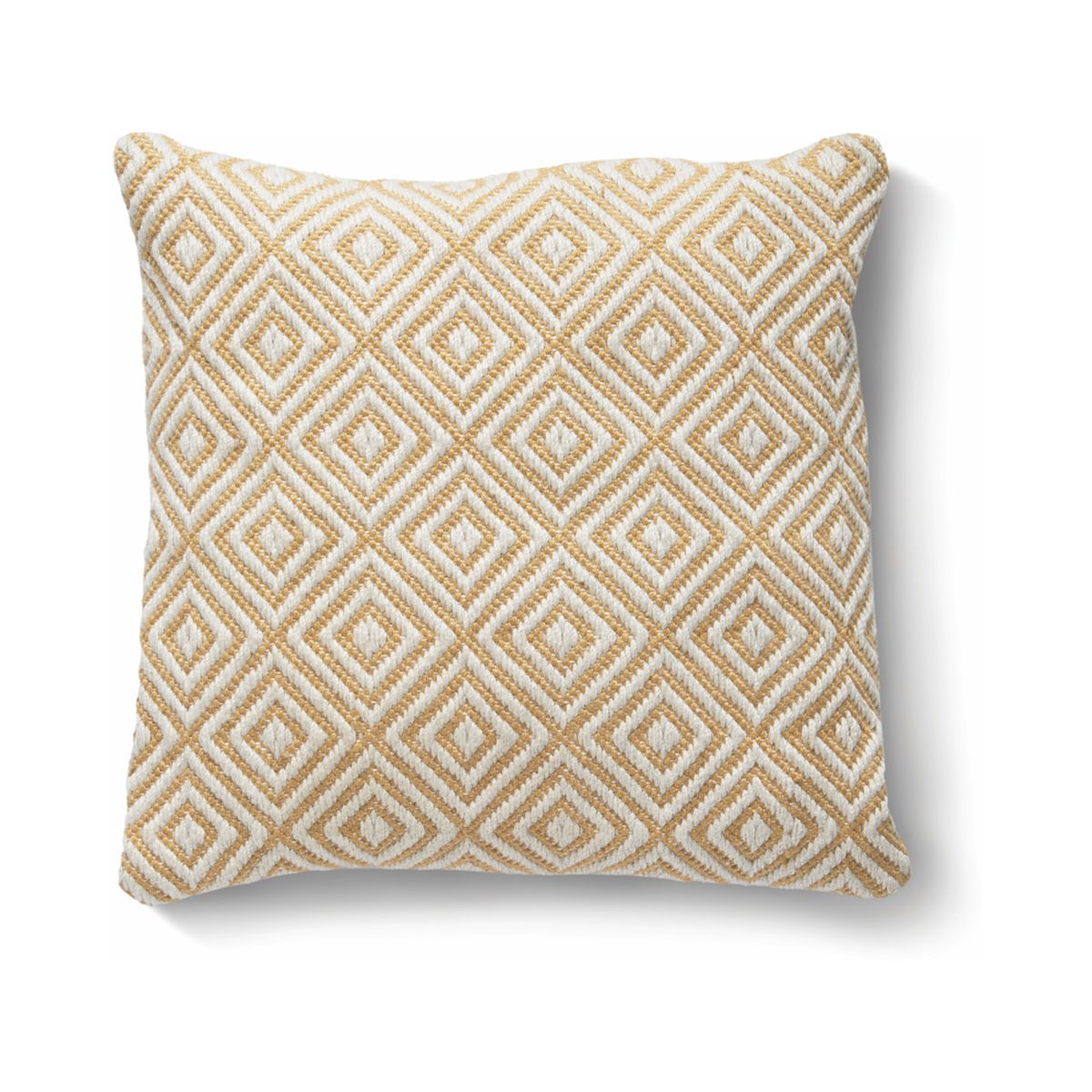Hug Rug Woven Diamond Rug Gold