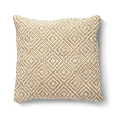 Hug Rug Woven Diamond Rug Gold