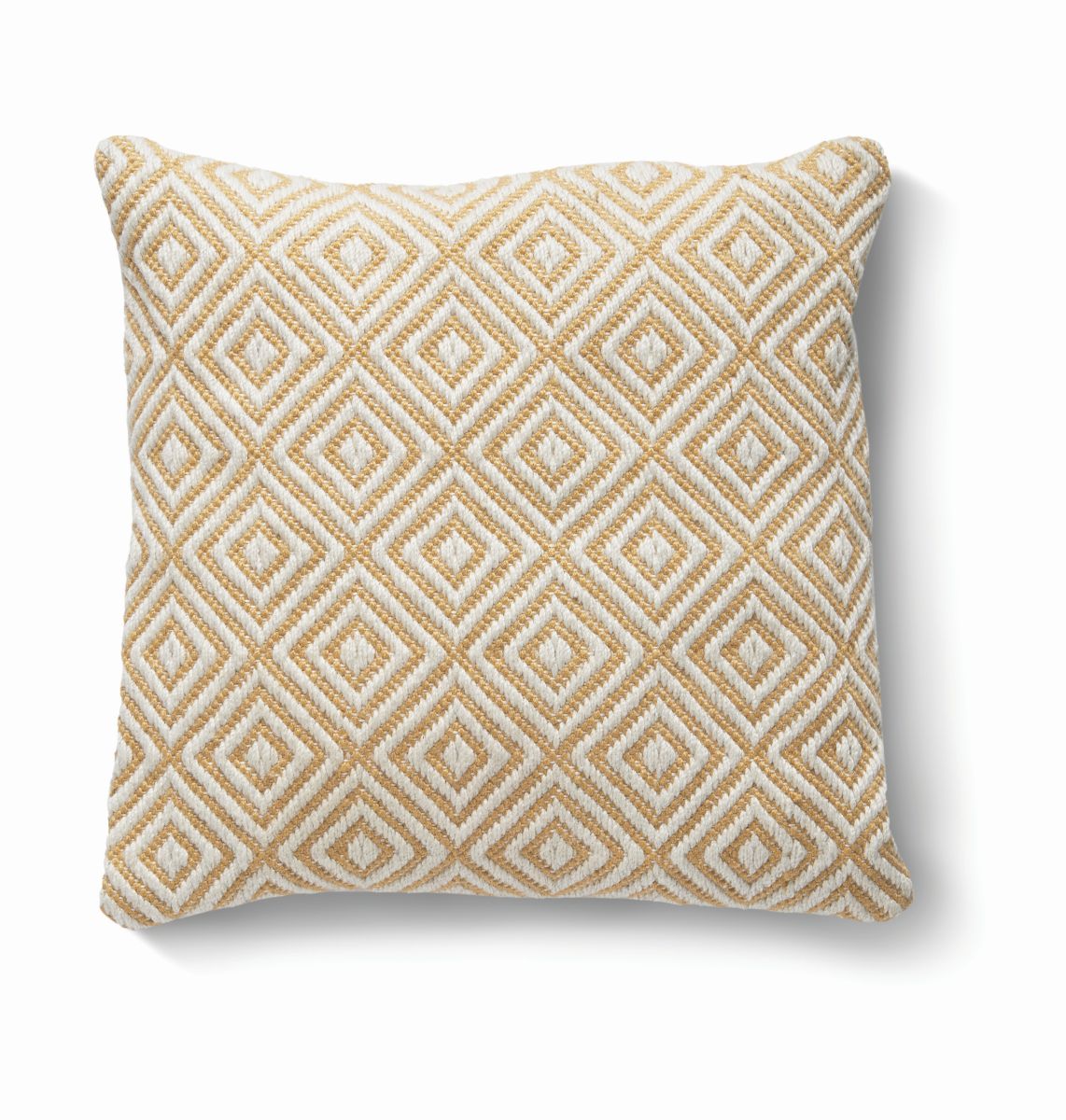 Hug Rug Woven Diamond Rug Gold