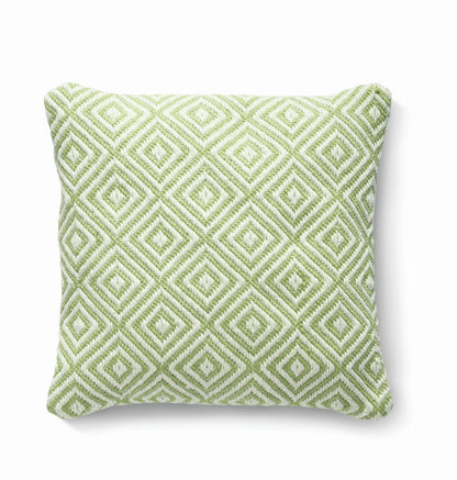 Hug Rug Woven Diamond Rug Dark Green