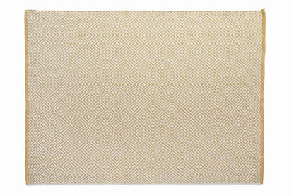 Hug Rug Woven Diamond Rug Gold