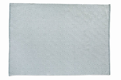 Hug Rug Woven Diamond Rug Sky Grey
