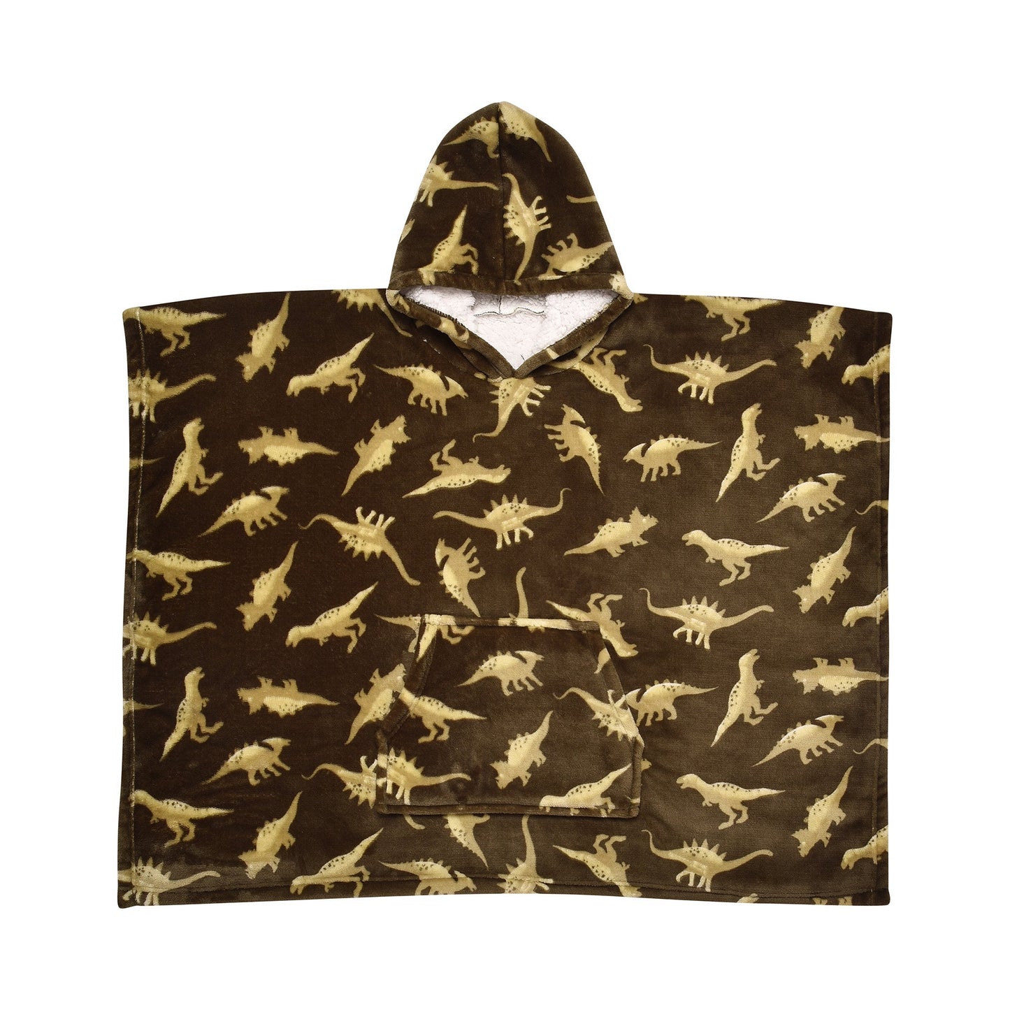 Dino Poncho in Green 75 x 92.5cm