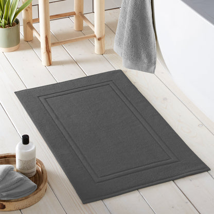 Abode Eco Bath Mat in Charcoal