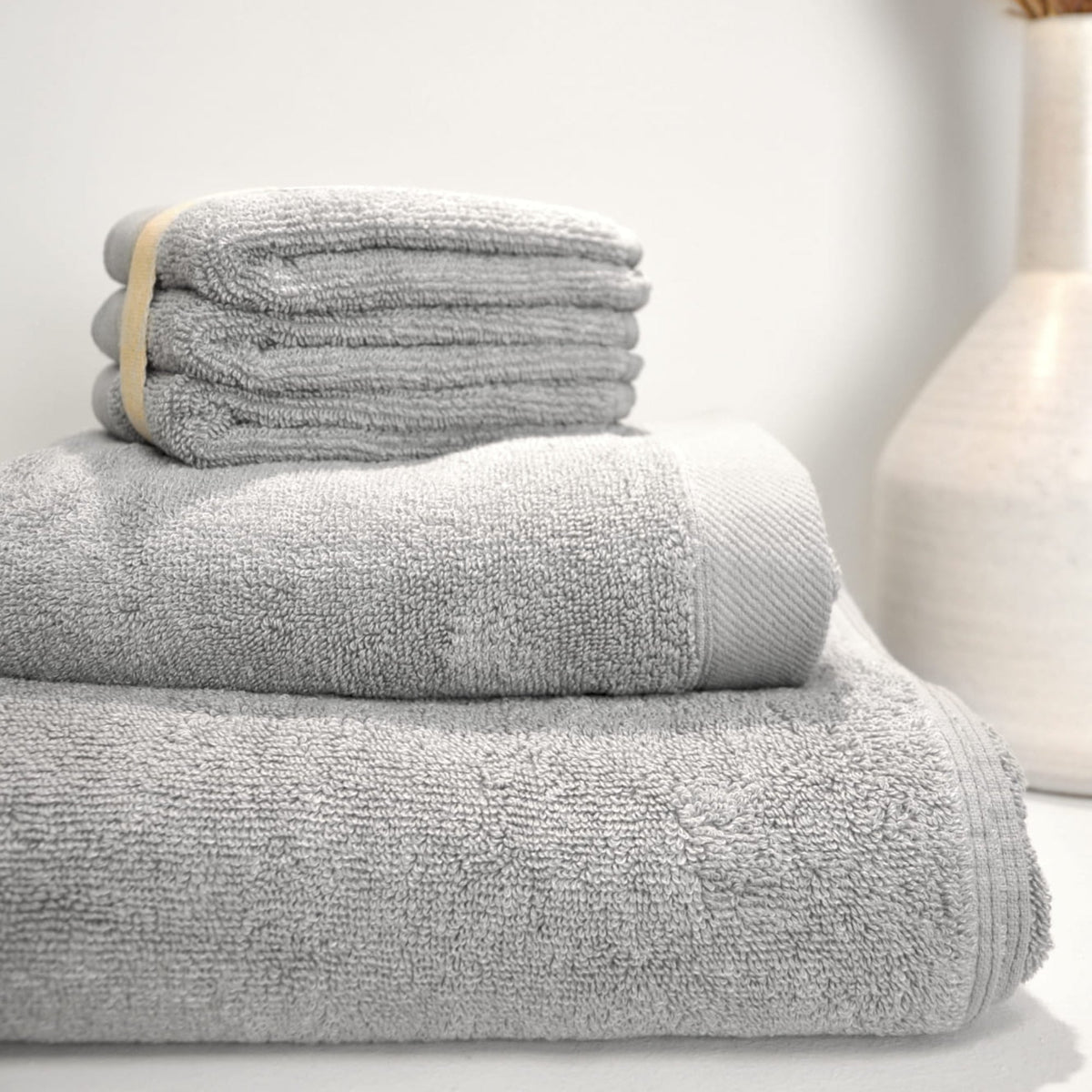 Abode Eco Towels in Grey
