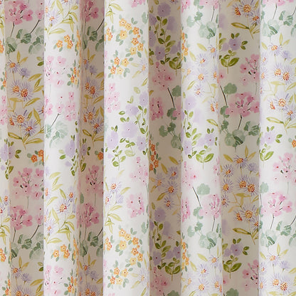 Edith Eyelet Curtains in Lilac