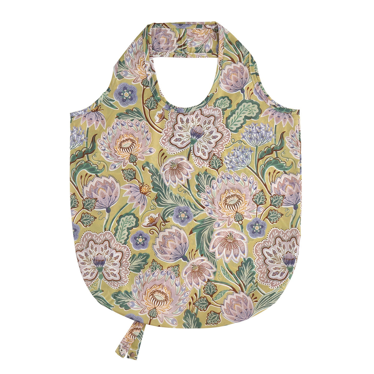 Emmeline Foldable Tote Bag Medium in Green