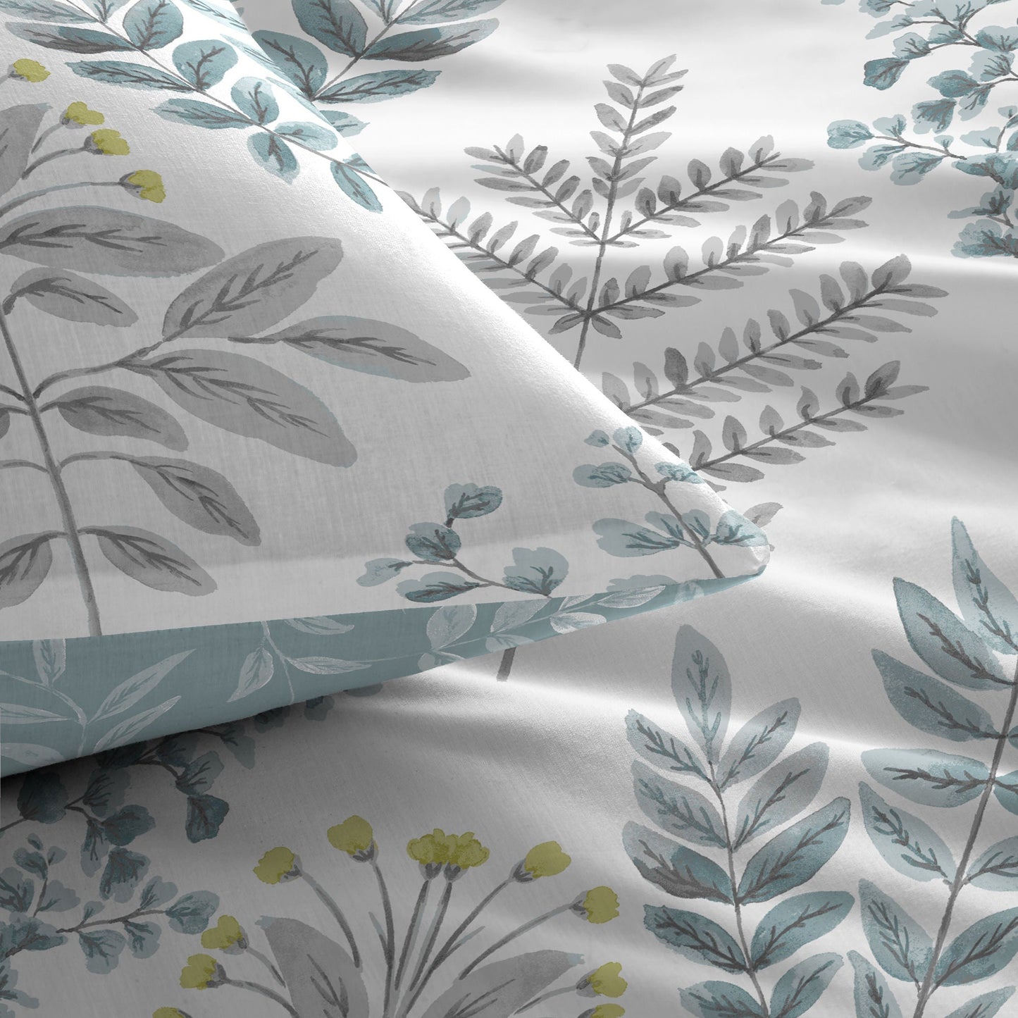 Emily Duvet Cover Set in Duck Egg