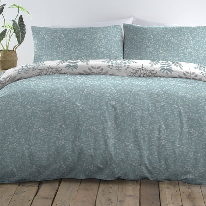 Emily Duvet Cover Set in Duck Egg