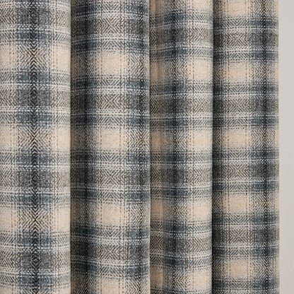 Everett Eyelet Curtains in Grey