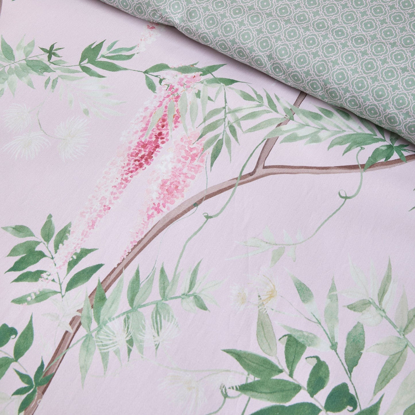 Enya Duvet Cover Set in Pink