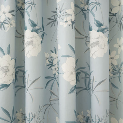 Eve Pencil Pleat Curtains in Duck Egg