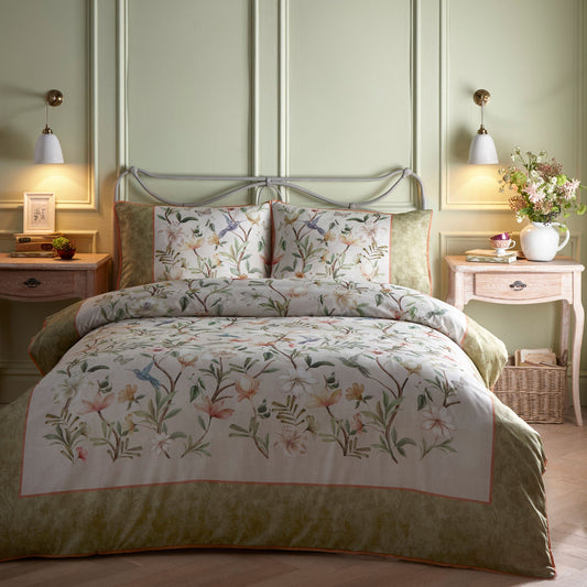Fiorella Duvet Cover Set in Natural