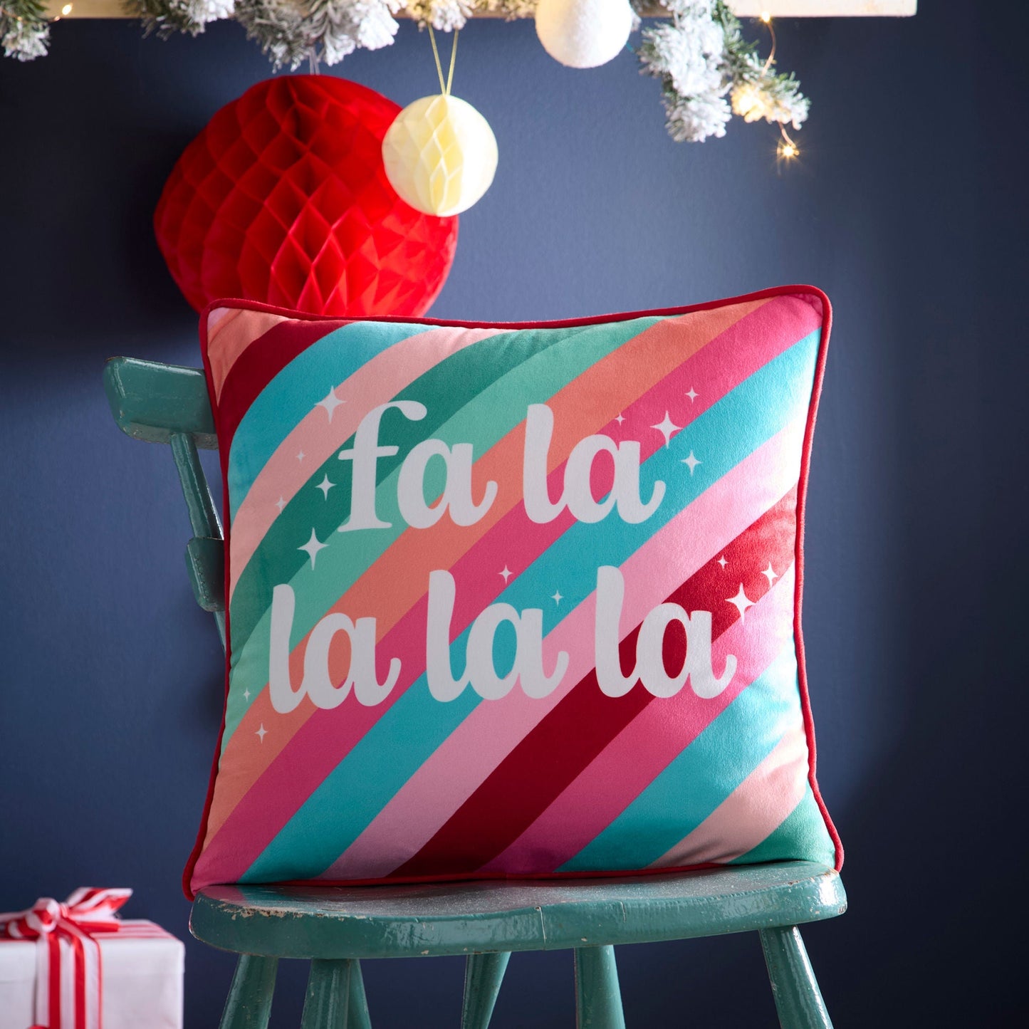 Fa La La Cushion in Multi
