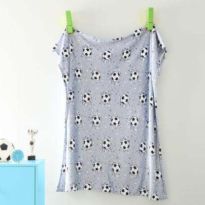 Football Throw in Grey