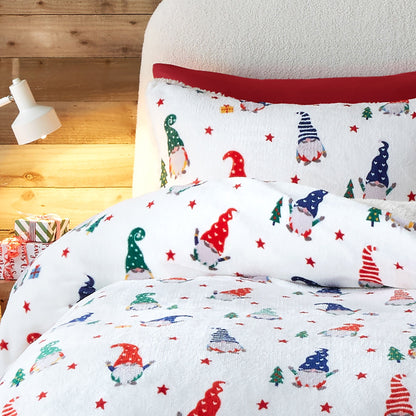 Festive Gonks Duvet Cover Set in Red