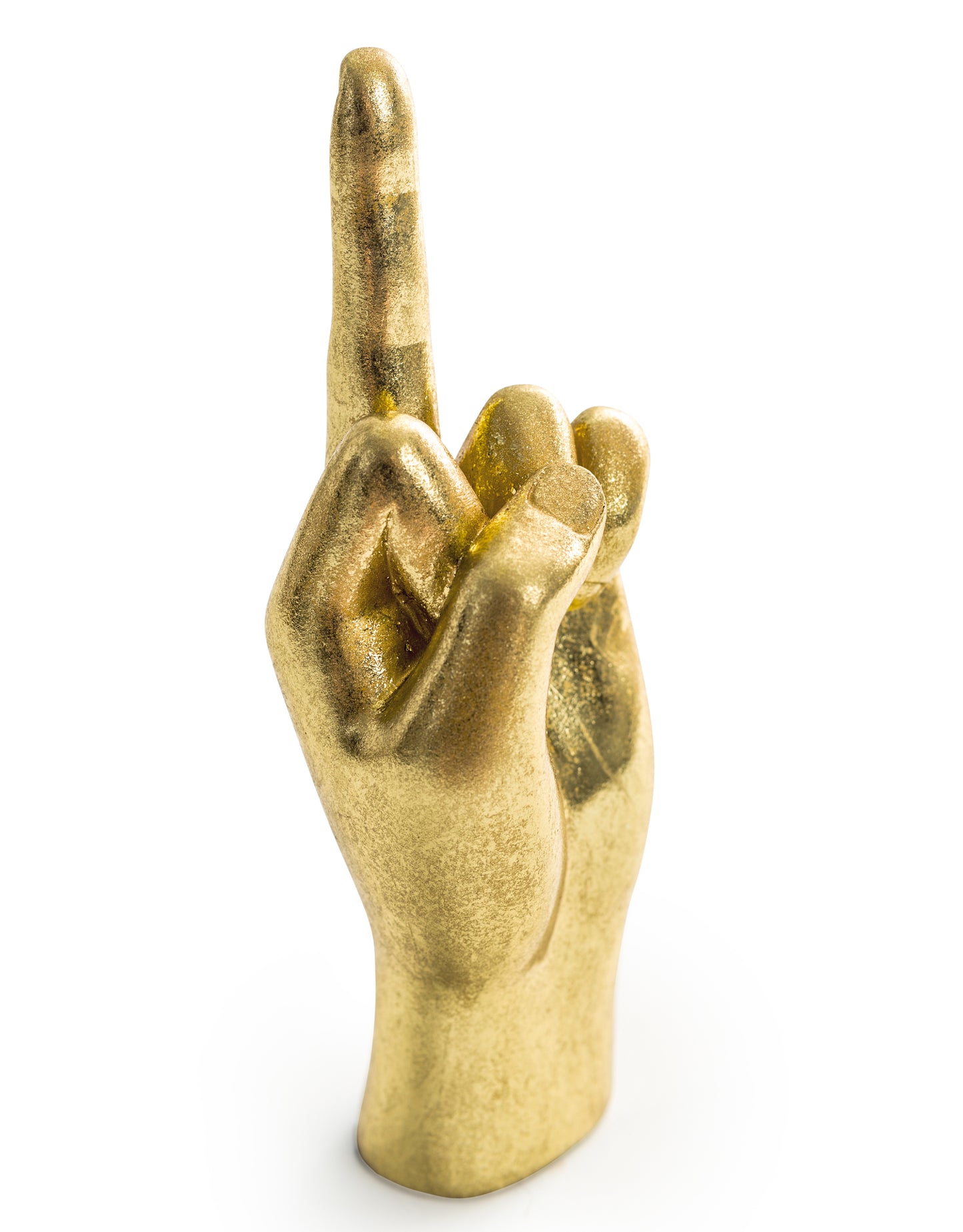 Gold Middle Finger