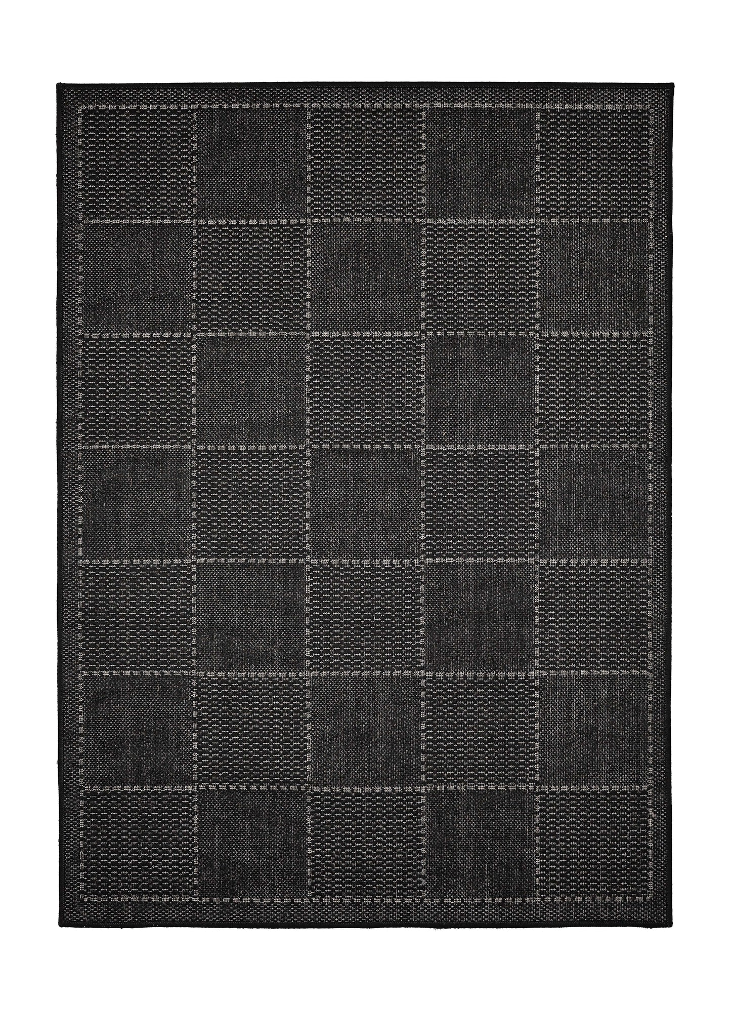 Check Flatweave Black