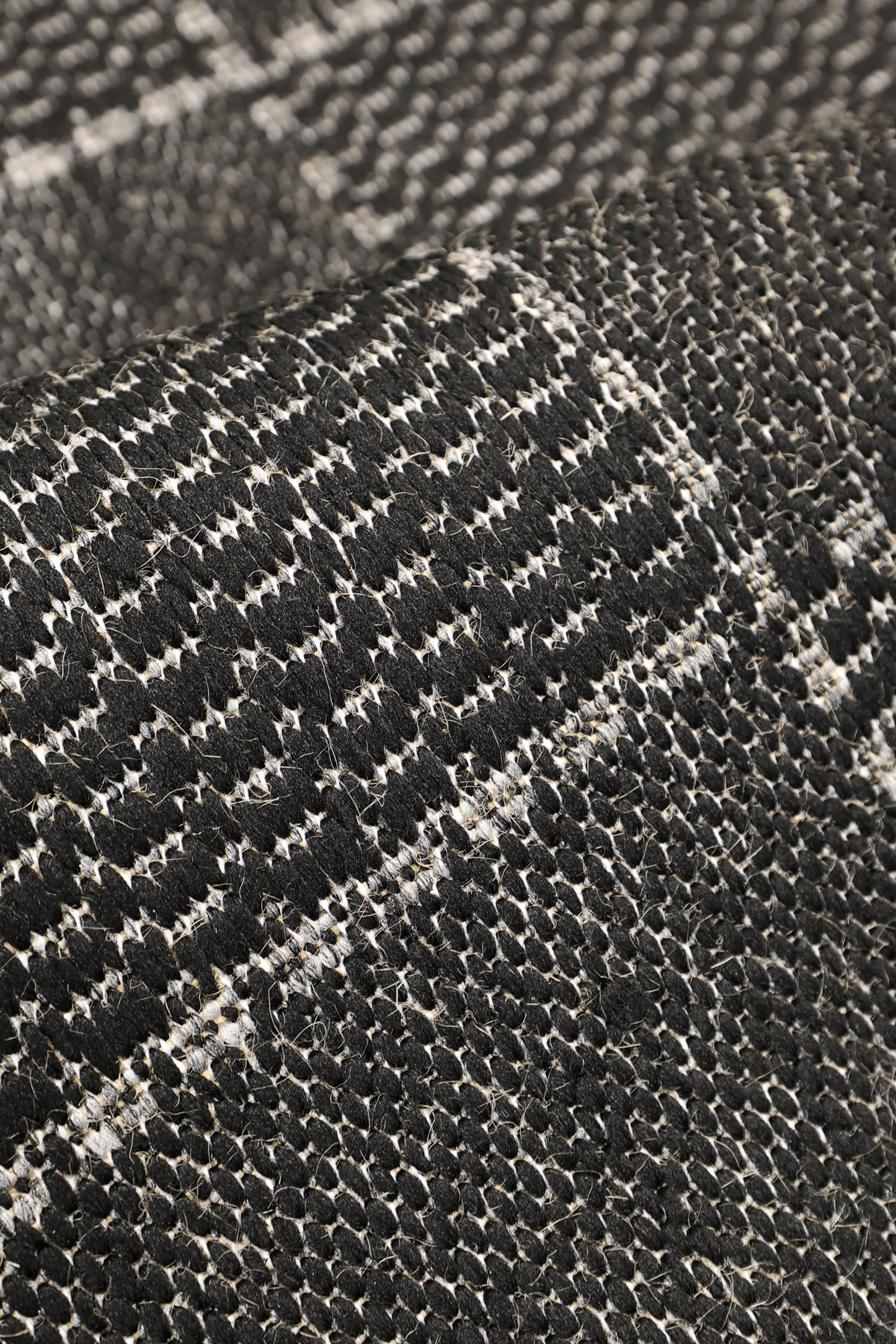 Check Flatweave Black