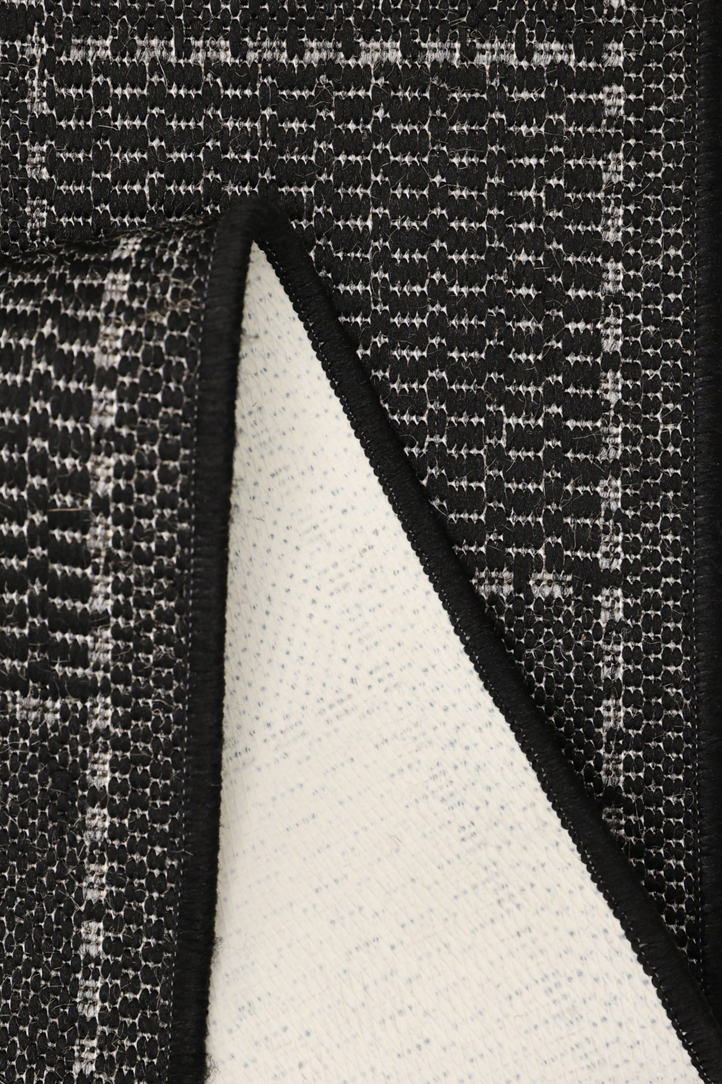 Check Flatweave Black