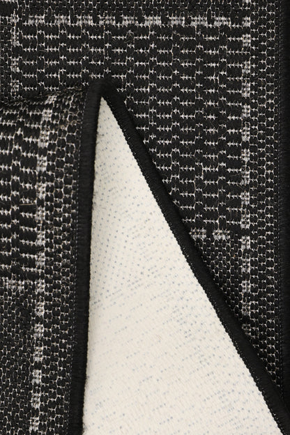 Check Flatweave Black