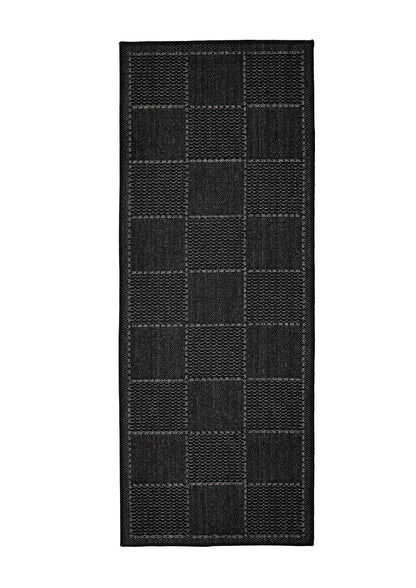 Check Flatweave Black