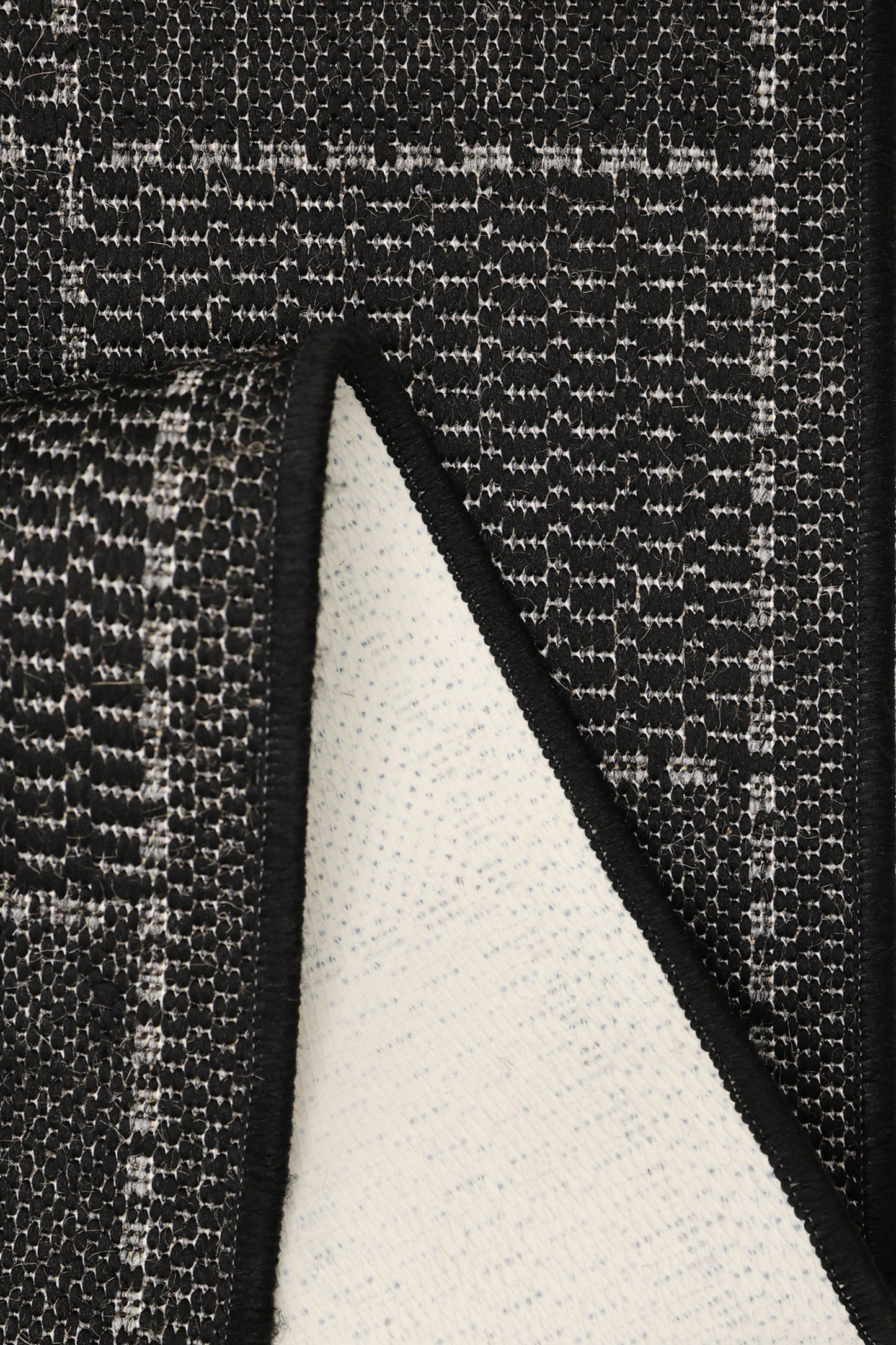 Check Flatweave Black