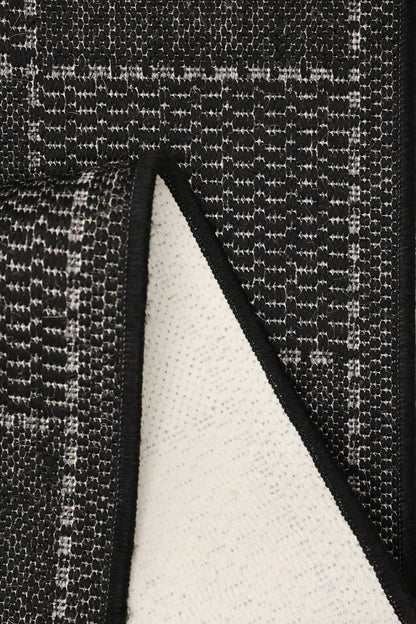 Check Flatweave Black