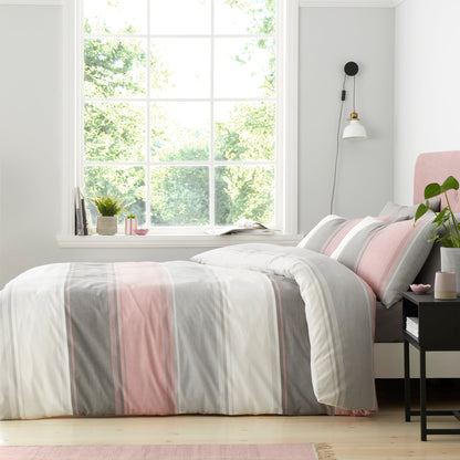 Betley Duvet Cover Set in Blush