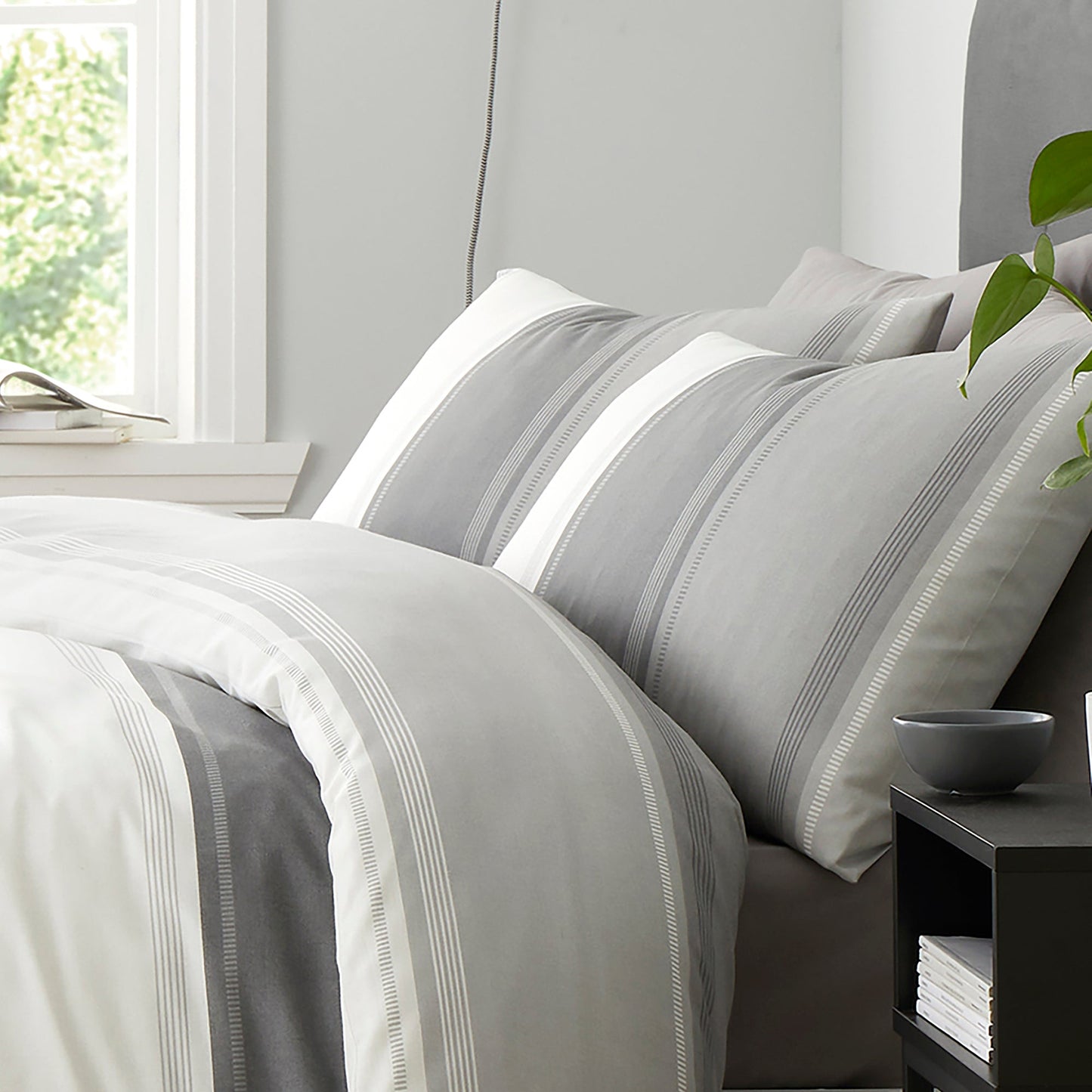 Betley Duvet Cover Set in Grey