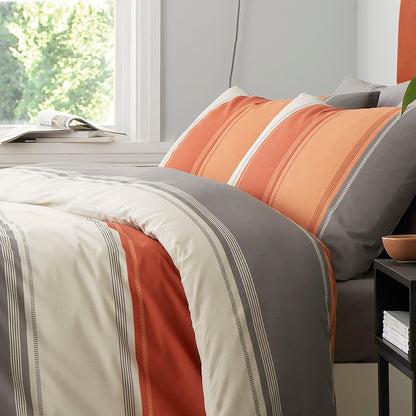 Betley Duvet Cover Set in Spice
