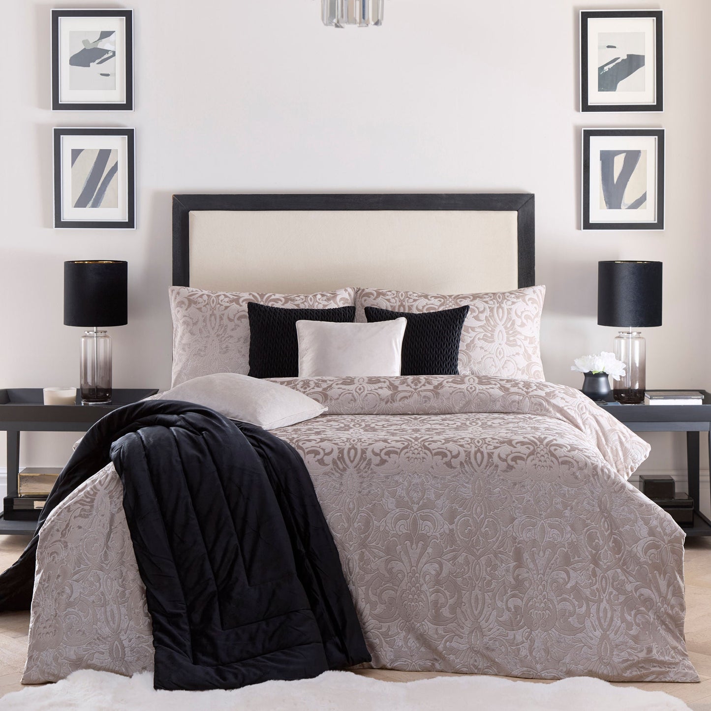 Firenza Duvet Cover Set in Linen